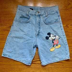 SOLD Vintage Mickey High Waisted Shorts